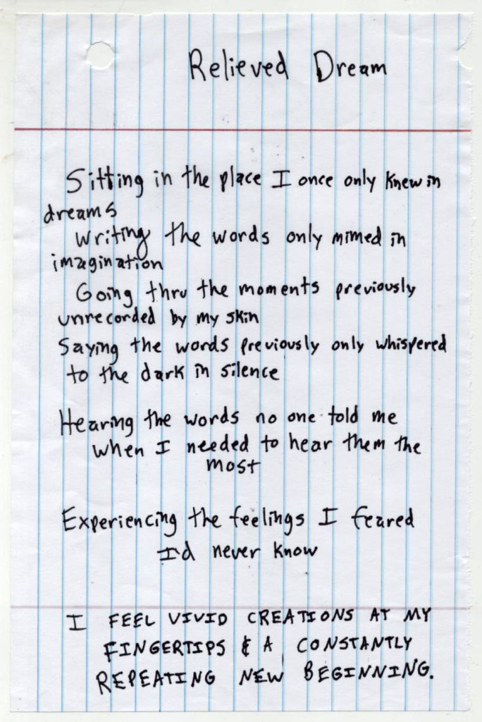 Relieved Dream // Ashlee Craft / Assemblage, Issue 1 - ashleecraft.com