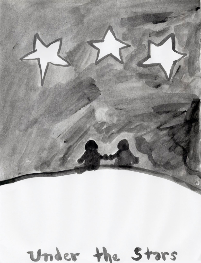 Under the Stars - from Summer Poetry Art Book by Ashlee Craft