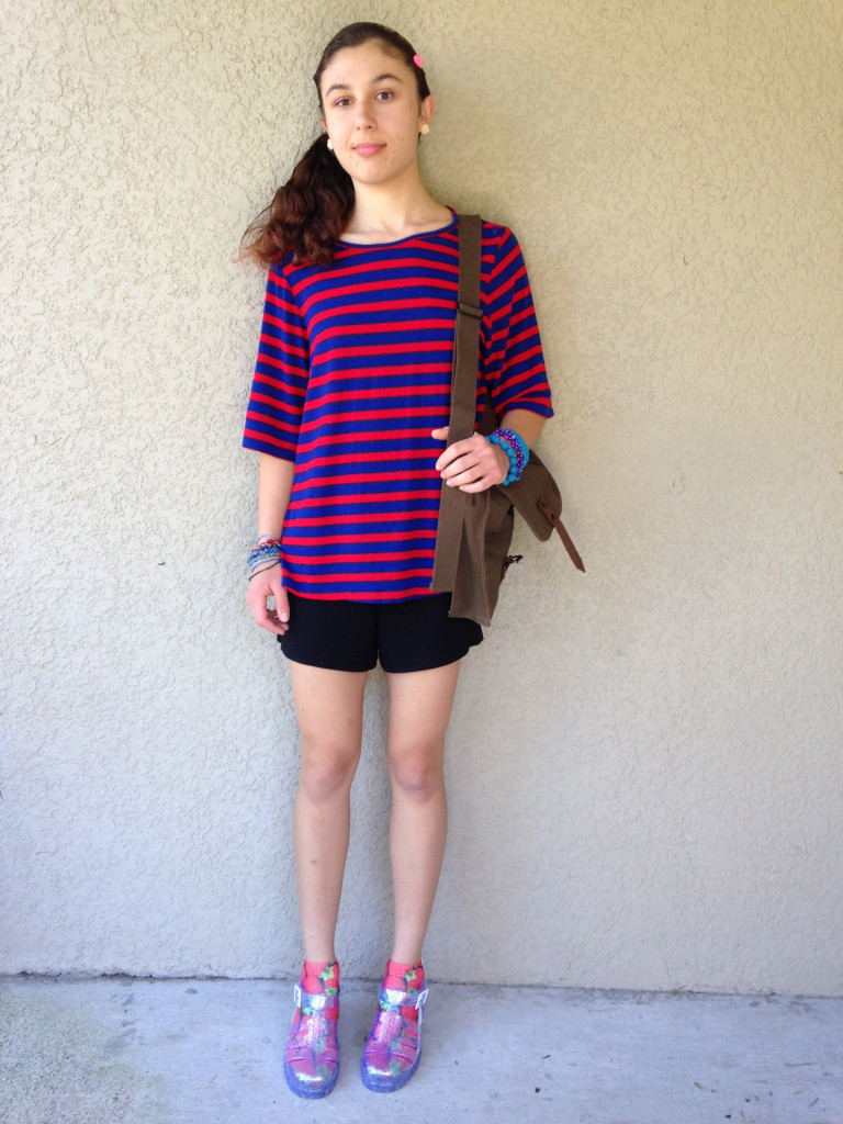 Red + Blue, Again - Recent Outfits of the Day, October 27, 2015 // ashleecraft.com