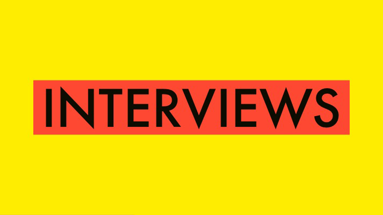 Interviews Banner